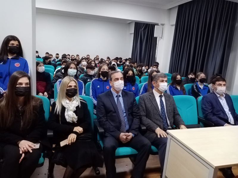 Prof.Dr. Faik Somer Spor Lisesi’nde Sivil savunma semineri düzenlendi