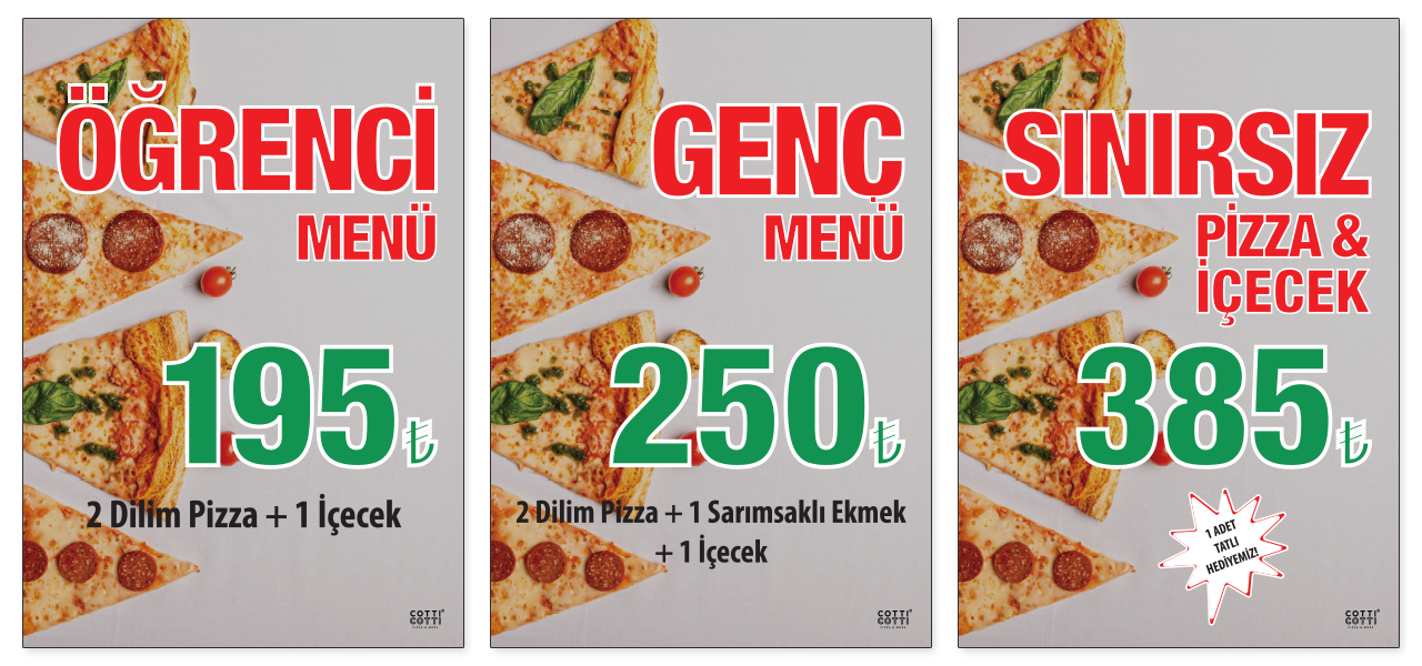 Cotti Cotti Menu