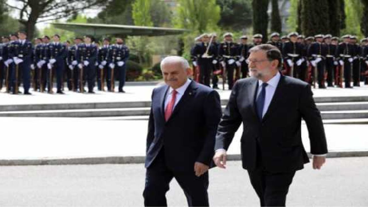 Başbakan Yıldırım İspanyol Mevkidaşıyla Görüştü