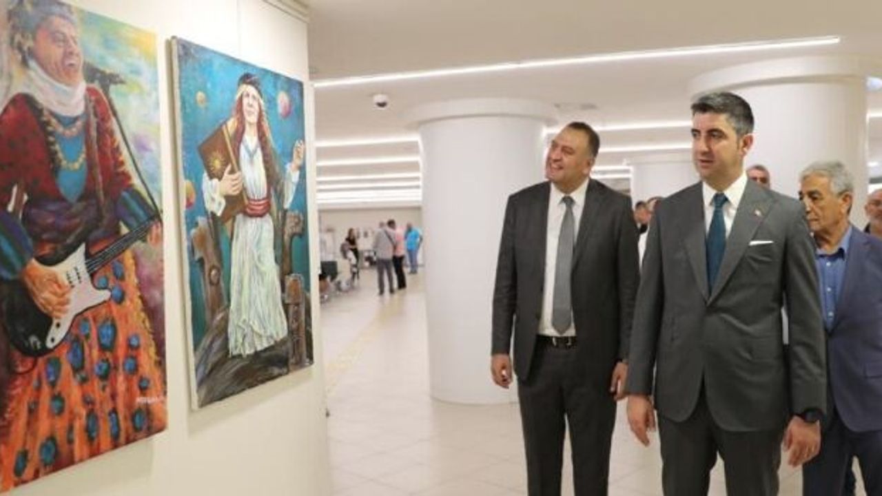 ‘Magic Colors 6 Sihirli Renkler’ Resim Sergisi’nin Açılışı Gerçekleştirildi