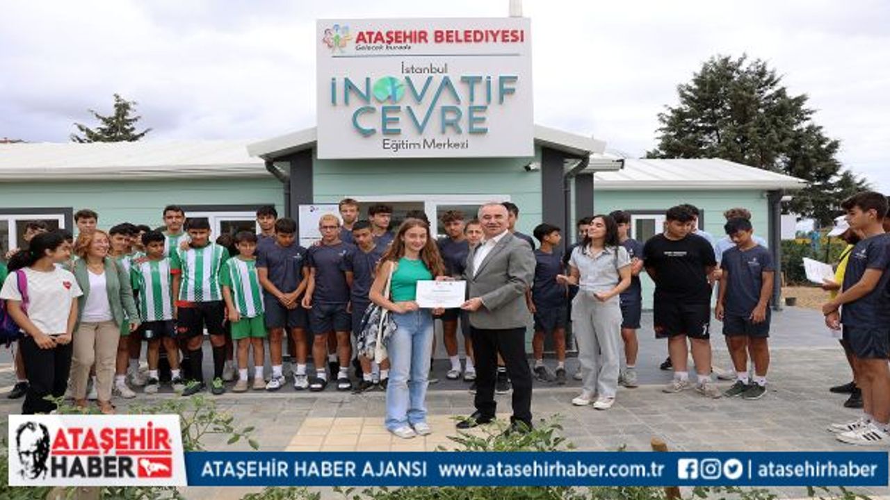 İstanbul İnovatif Çevre Eğitim Merkezi’nde sertifikalar verildi