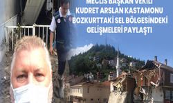Ataşehir Belediyesi Meclis Başkan Vekili Kudret Arslan, Kastamonu Bozkurt İlçesindeki Sel Sonrası Son Durumu Paylaştı