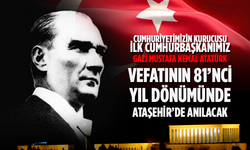 Ataşehirliler 10 Kasım'da Atatürk'ü etkinliklerle anacak