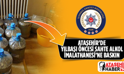 Ataşehir'de yılbaşı öncesi sahte içki imalathanesine baskın!