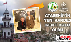 Ataşehir'in yeni kardeş kenti Bolu oldu!