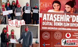 Dijital Benim İşim Diyen Ataşehir'li Kadın Girişimciler Sertifikalarına Kavuştular!