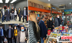 AK Parti Ataşehir'den esnafa kandil-i tebrik ziyareti