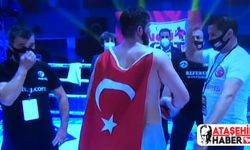 Ataşehir Belediyespor Kickboks Sporcusu Onur Çelik İran'lı Rakibini 2-1 Yendi