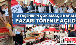 Ataşehir'in çok amaçlı pazarı süprizlerle açıldı