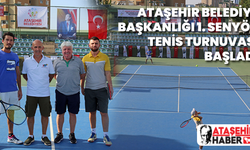Ataşehir'de 1. Senyör Tenis Turnuvası Başladı