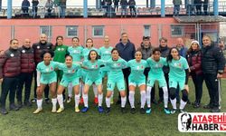 Ataşehir Belediyespor Kadın Futbol Takımı Deplasmandaki İlk Maçından Galip Ayrıldı