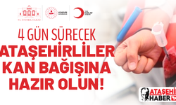 Ataşehir'de 4 gün kan bağışı kampanyası düzenlenecek