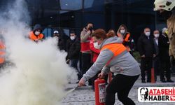 Ataşehir Belediyesi afetlere karşı personelini bilgilendiriyor