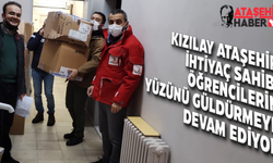 Kızılay Ataşehir, İhtiyaç sahibi öğrencilerin yüzünü güldürmeye devam ediyor