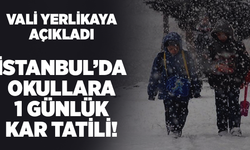 İstanbul'da eğitime bir (1) günlük kar tatili!