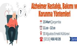 Ataşehir'de Alzheimer Hastalığı, Bakımı ve Korunma Yöntemleri Konuşulacak