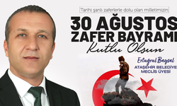 Ertuğrul Baysal, '30 Ağustos Zafer Bayramı'nın 101'nci Yılı Kutlu Olsun'