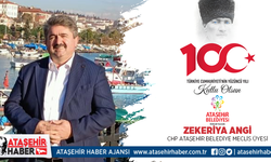 Ataşehir Belediye Meclis Üyesi Zekeriya Angi, Cumhuriyetimizin 100.Yılı Kutlu Olsun