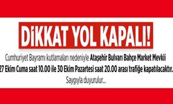 Ataşehir Bulvarı Trafiğe Kapatılacak!