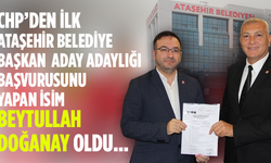 CHP'den Ataşehir Belediye Başkan Aday Adaylığına ilk talip olan isim Beytullah Doğanay oldu!