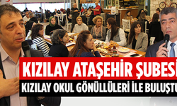 Kızılay Ataşehir Şubesi, Okul Kızılay Gönüllü Temsilcileriyle Buluştu
