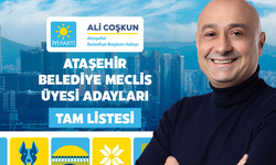 İYİ Parti Ataşehir Belediye Meclis Üyesi Adayları Belli Oldu