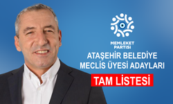 Memleket Partisi Ataşehir Belediye Meclis Üyesi Adayları Belli Oldu