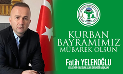 Ataşehir Giresunlular Derneği Başkanı Fatih Yelekoğlu, Kurban Bayramımız Mübarek Olsun