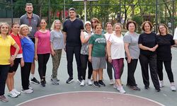 Ataşehir'in parklarında sabah sporları devam ediyor