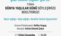 DÜNYA YAŞLILAR GÜNÜ’NDE “SAĞLIKLI YAŞ ALMA” SÖYLEŞİSİ