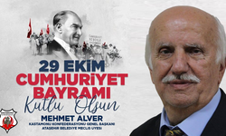 KASKON GENEL BAŞKANI MEHMET ALVER, 29 EKİM CUMHURİYET BAYRAMIMIZ KUTLU OLSUN