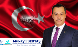 BAŞKAN MÜKAYİL BEKTAŞ, "CUMHURİYETİMİZİN 102'NCİ YILI KUTLU OLSUN"
