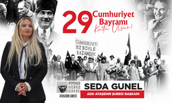 ADD ATAŞEHİR ŞUBE BAŞKANI SEDA GÜNEL, CUMHURİYET BAYRAMIMIZ KUTLU OLSUN