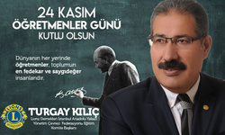 KOMİTE BAŞKANI TURGAY KILIÇ, 24 KASIM ÖĞRETMENLER GÜNÜ KUTLU OLSUN