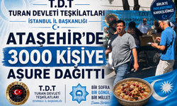 TURAN DEVLETİ TEŞKİLATLARI İSTANBUL İL BAŞKANLIĞI'NDAN ATAŞEHİR'DE 3 BİN KİŞİLİK AŞURE İKRAMI
