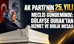 AK Parti’nin 25. Yılı Meclis Gündeminde: Gülayşe Durak’tan Hizmet ve Birlik Mesajı