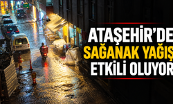 Ataşehir’de Sağanak Yağış Etkili Oluyor
