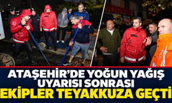 Ataşehir’de Yoğun Yağış Uyarısı Sonrası Ekipler Teyakkuza Geçti