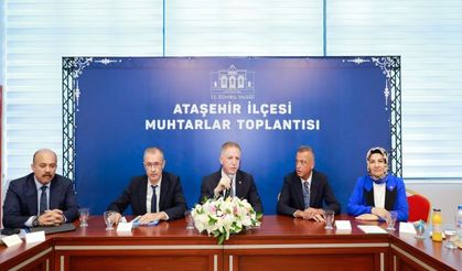 İstanbul Valisi Davut Gül, Ataşehir'deki kamu kurum yöneticileriyle buluşarak talepleri ve sorunları