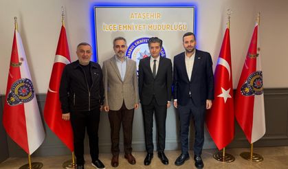 AK PARTİ ATAŞEHİR'DEN YENİ İLÇE EMNİYET MÜDÜRÜ DR. ABDULKADİR BİLEN'E HAYIRLI OLSUN ZİYARETİ