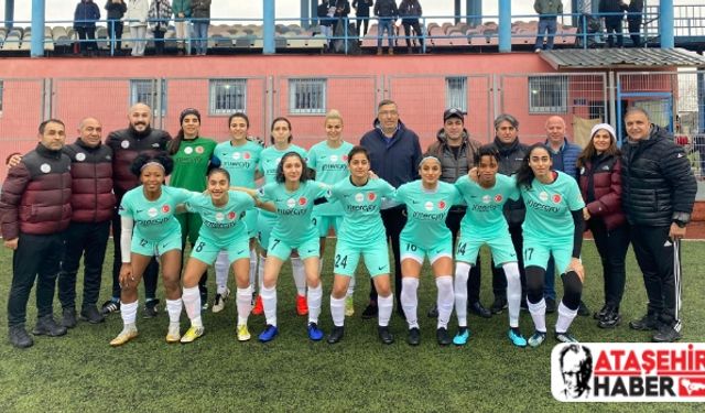 Ataşehir Belediyespor Kadın Futbol Takımı Deplasmandaki İlk Maçından Galip Ayrıldı