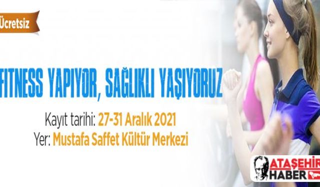 Ataşehir'de Fitness Eğitimleri Yeniden Başlıyor