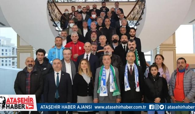 Ataşehir Amatör Spor Kulüpler Birliği'nden Başkan İlgezdi'ye Ziyaret