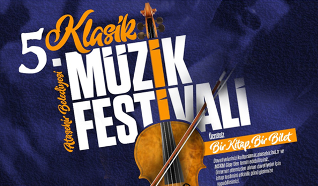 Ataşehir'de 5.Klasik Müzik Festivali Başlıyor