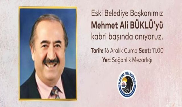 Mehmet Ali Büklü, Vefatının 27. Yılında Kabri Başında Anılacak