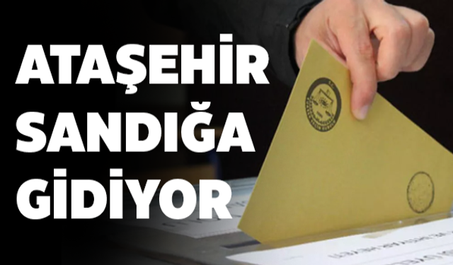 Ataşehir'de oy verme işlemleri başladı!