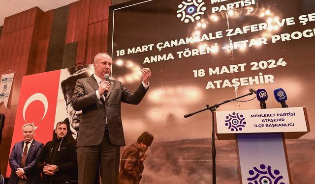 Muharrem İnce, Ataşehir'de 18 Mart'a Özel İftar Programında Konuştu