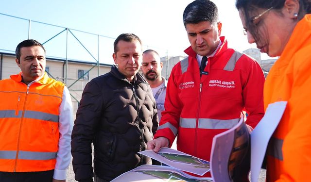Başkan Adıgüzel, 2025 Yılı Ataşehir'in hizmet yılı olacak diyerek yapımı devam eden projeleri inceledi