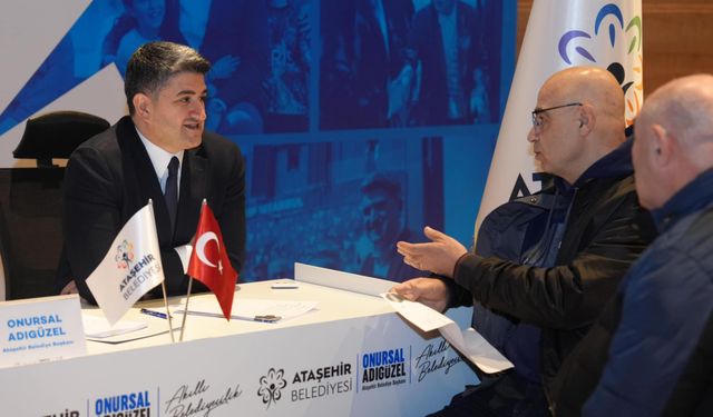 Ataşehir'in ilk randevusuz halk buluşmaları başladı