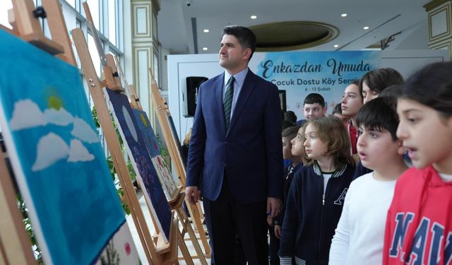 Enkazdan Umuda Çocuk Dostu Köy Sergisi Ataşehir'de Açıldı